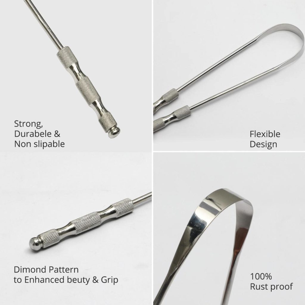 Stainless Steel Tongue Scraper