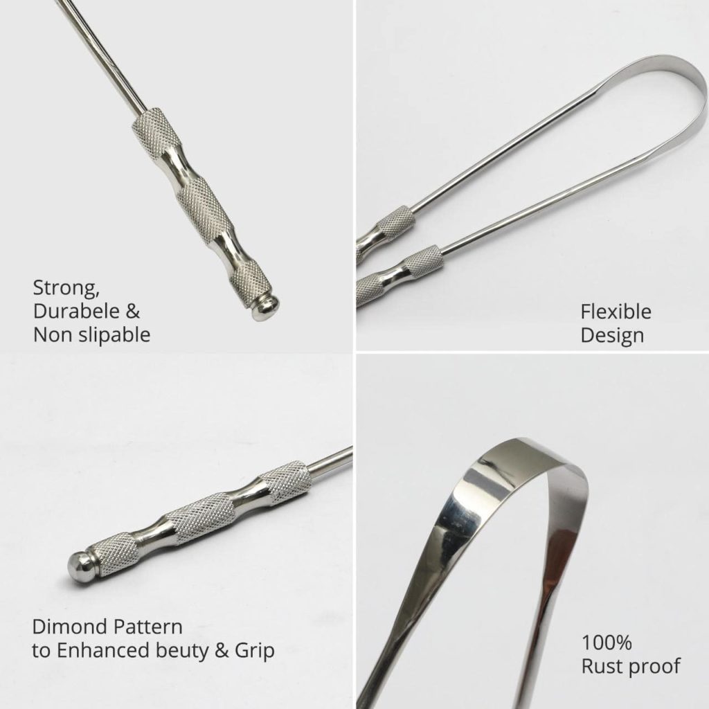 Stainless Steel Tongue Scraper