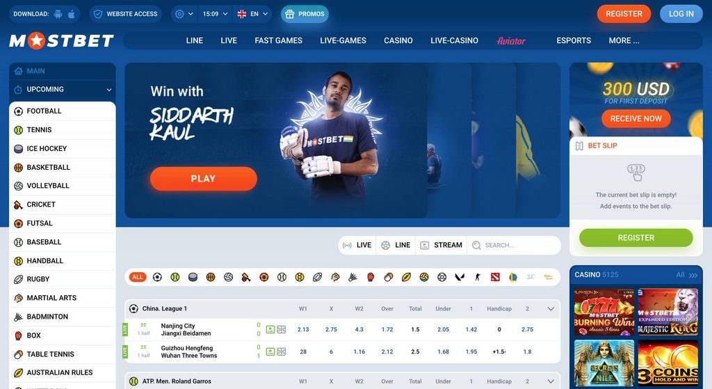 Mostbet Gambling Enterprise - Live Betting